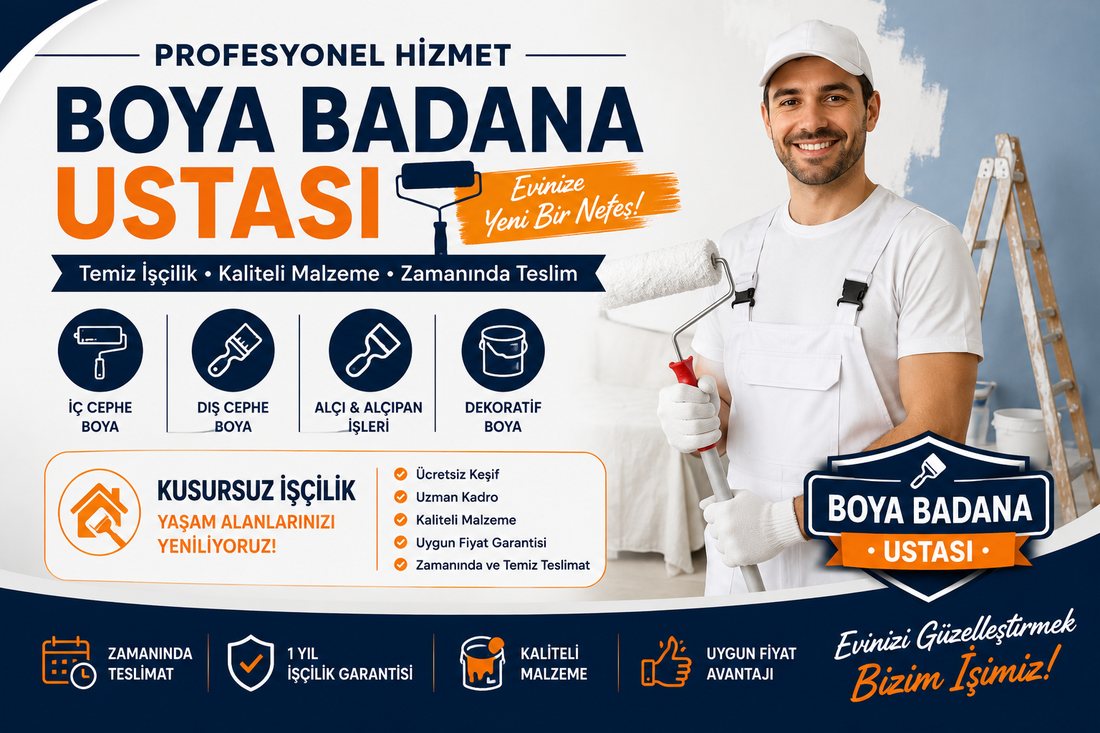 Atmaca boya badana ustası – profesyonel boyacı